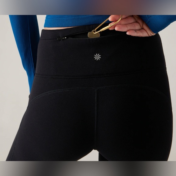 Athleta Altitude Pant in Polartec power stretch Black Size Large - Picture 3 of 14